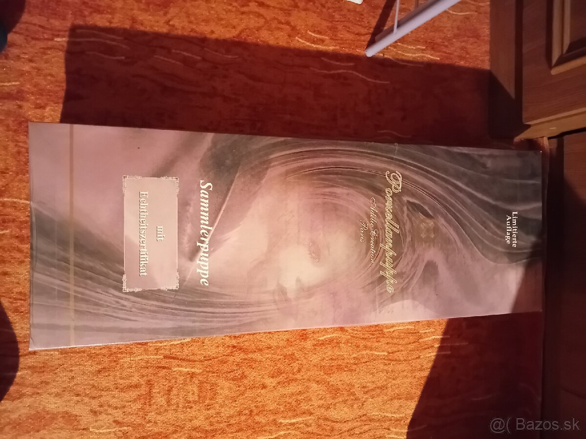 Nerozbalená porcelánová bábika s certifikátom - 9