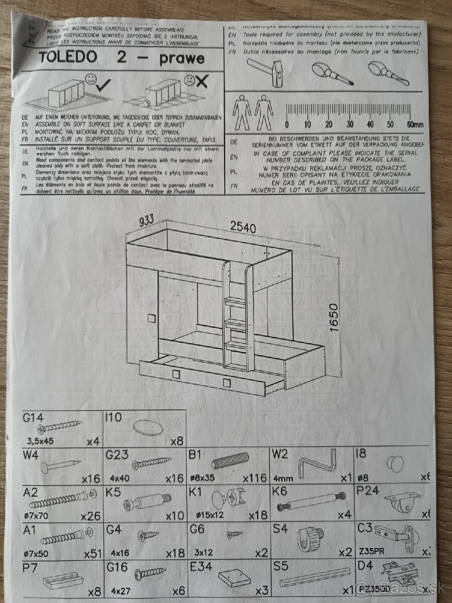Detská poschodová posteľ - 9
