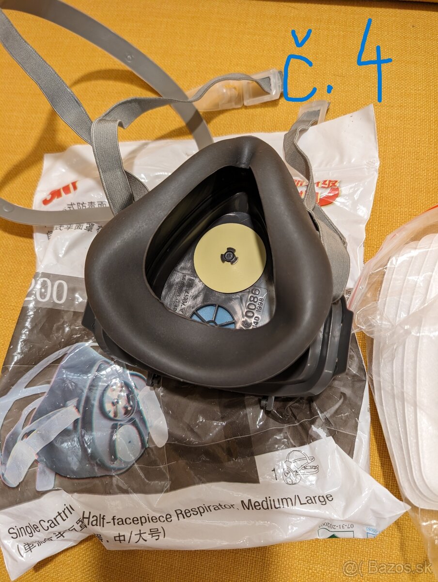 3M RESPIRATOR POLOMASKA , CELOTVAROVA MASKA - 9