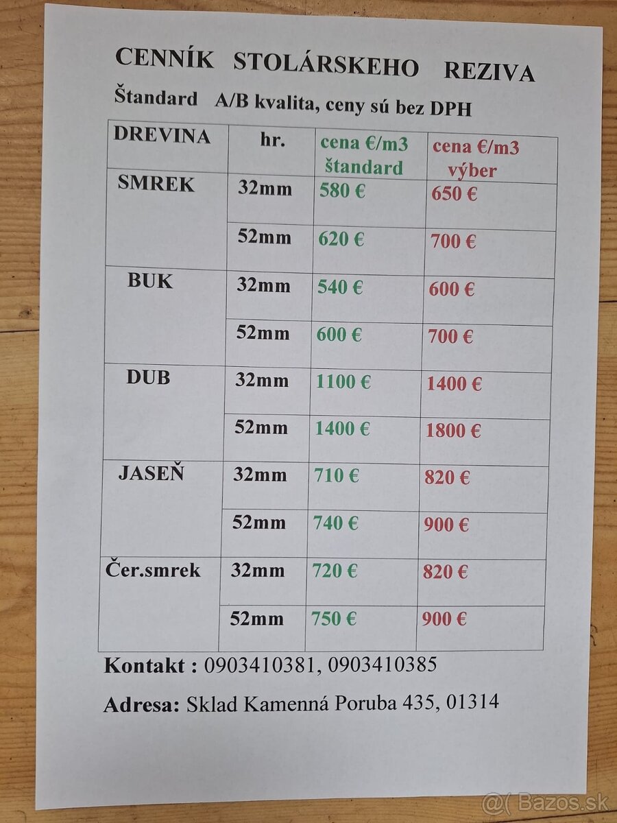 Rezivo,dosky, fošne - 9