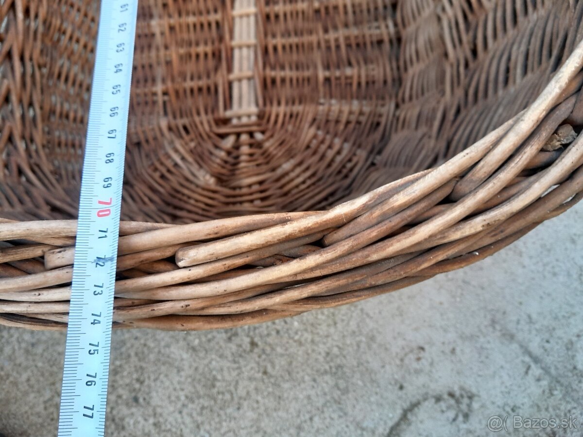 Predám veľké prútené koše - 9