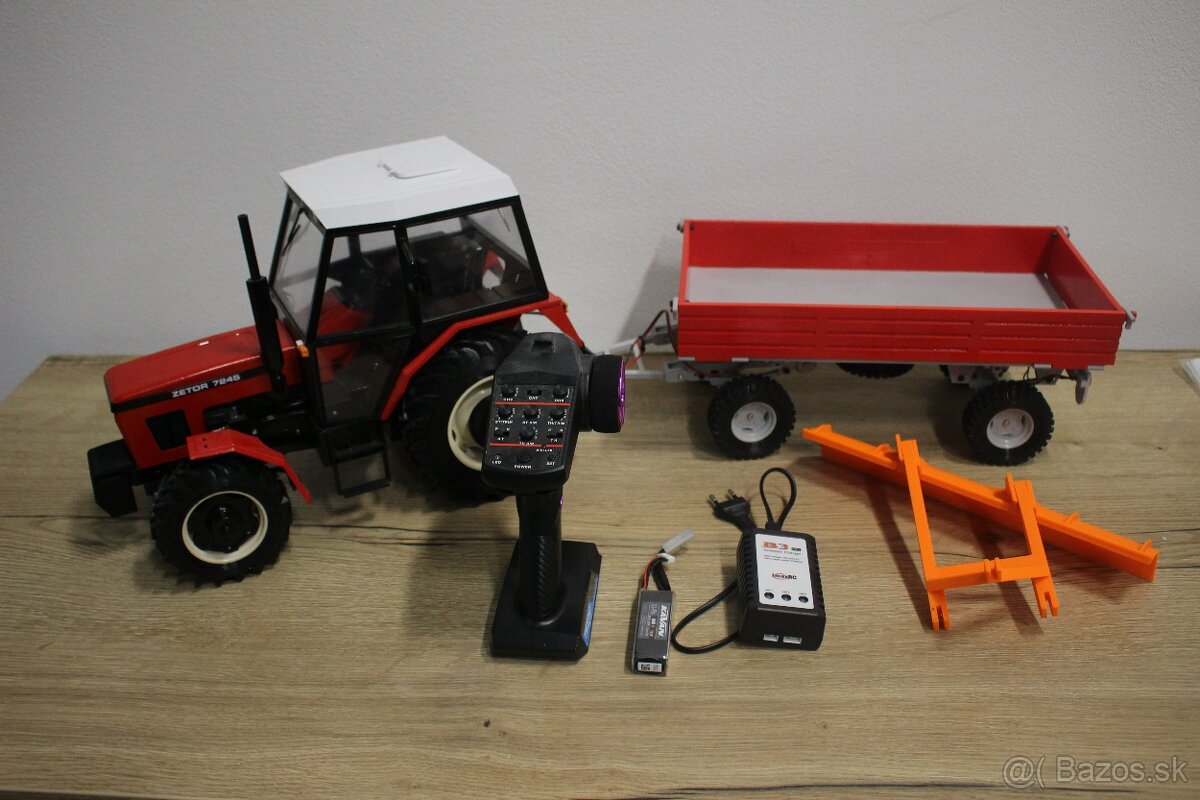 Replika Zetor 7245 RC + vlečka - 9