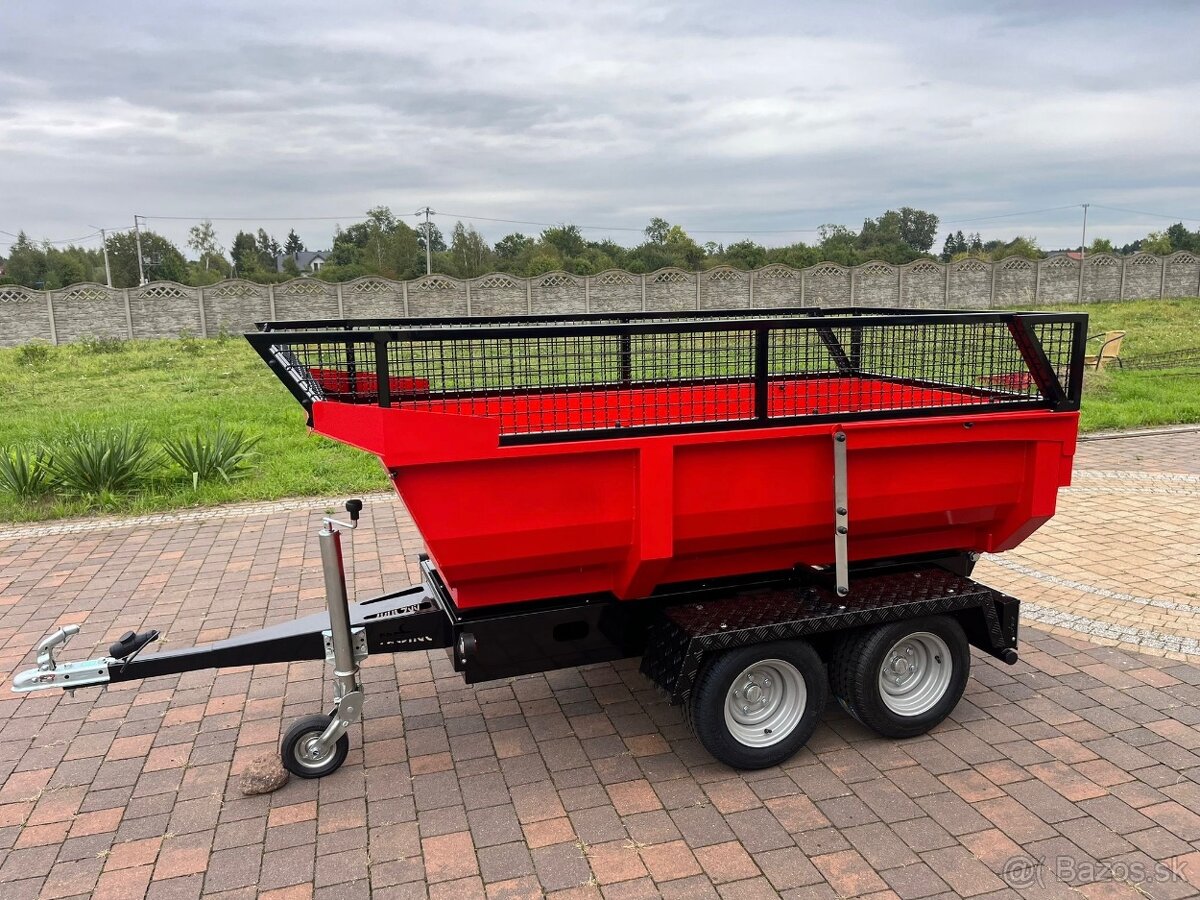 Sklápěcí přívěsný vozík do 750 kg – za auto i čtyřkolku malo - 9