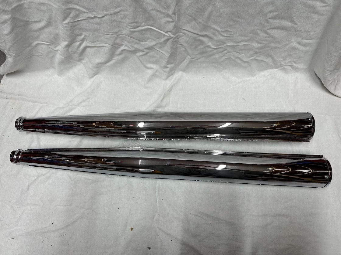 Predám VÝFUKY JAWA 350/634 638 93cm bez prelis 95cm s prelis - 9