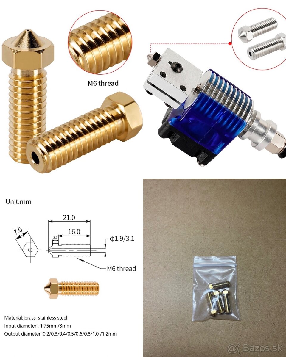 3D Tlačiareň náhradné diely Prusa - 9