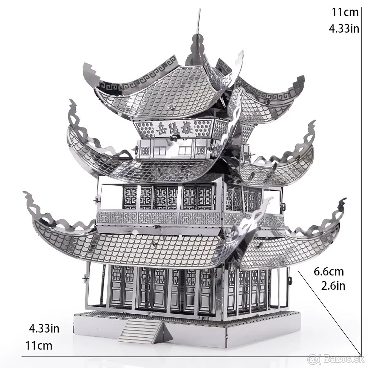 3D kovove puzzle budovy - 9