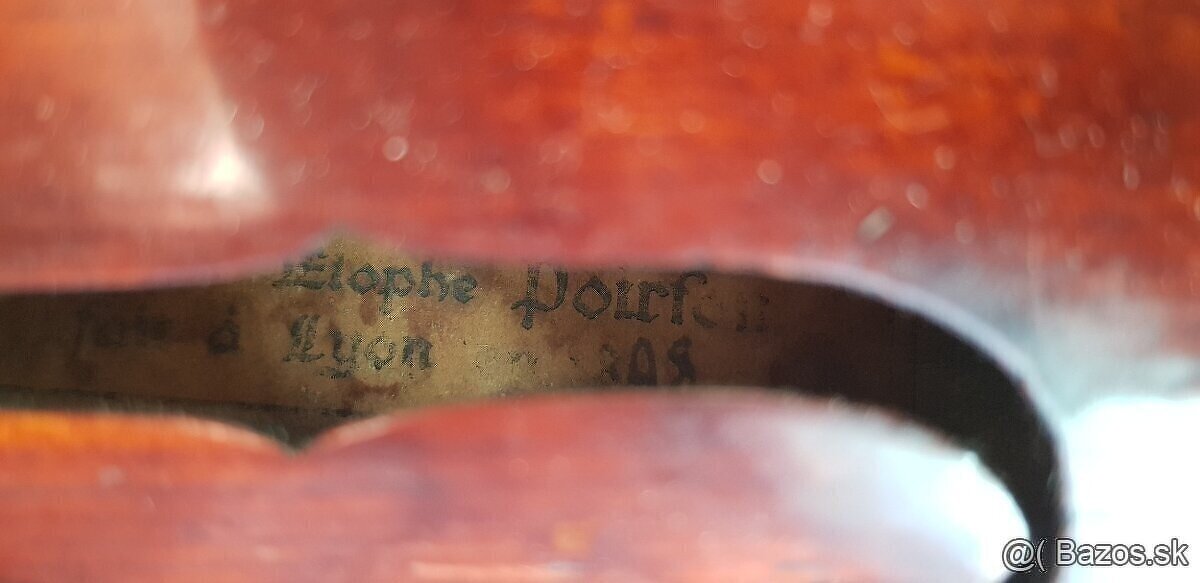 Husle 4/4 majstrovské " Elophe Poirson " 1898 - 9
