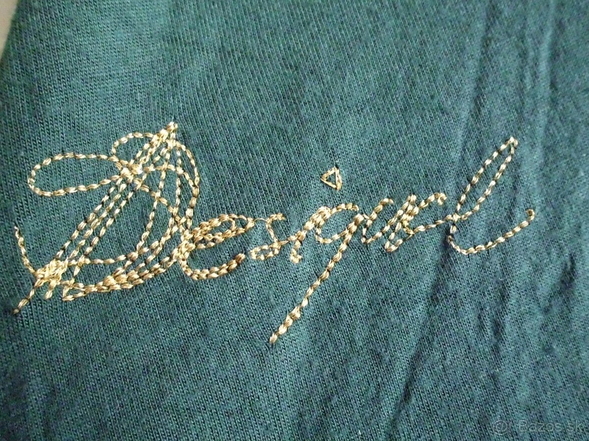 Desigual dámske šaty tmavozelené M - 9