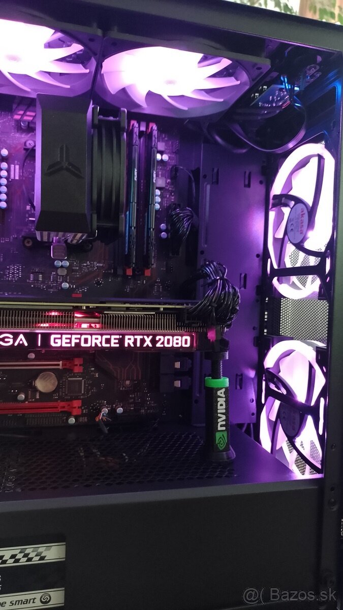 Herný výkonný PC-Ryzen 5+RTX 2080-8GB OC+32 GB RAM+NVMe+ARGB - 9