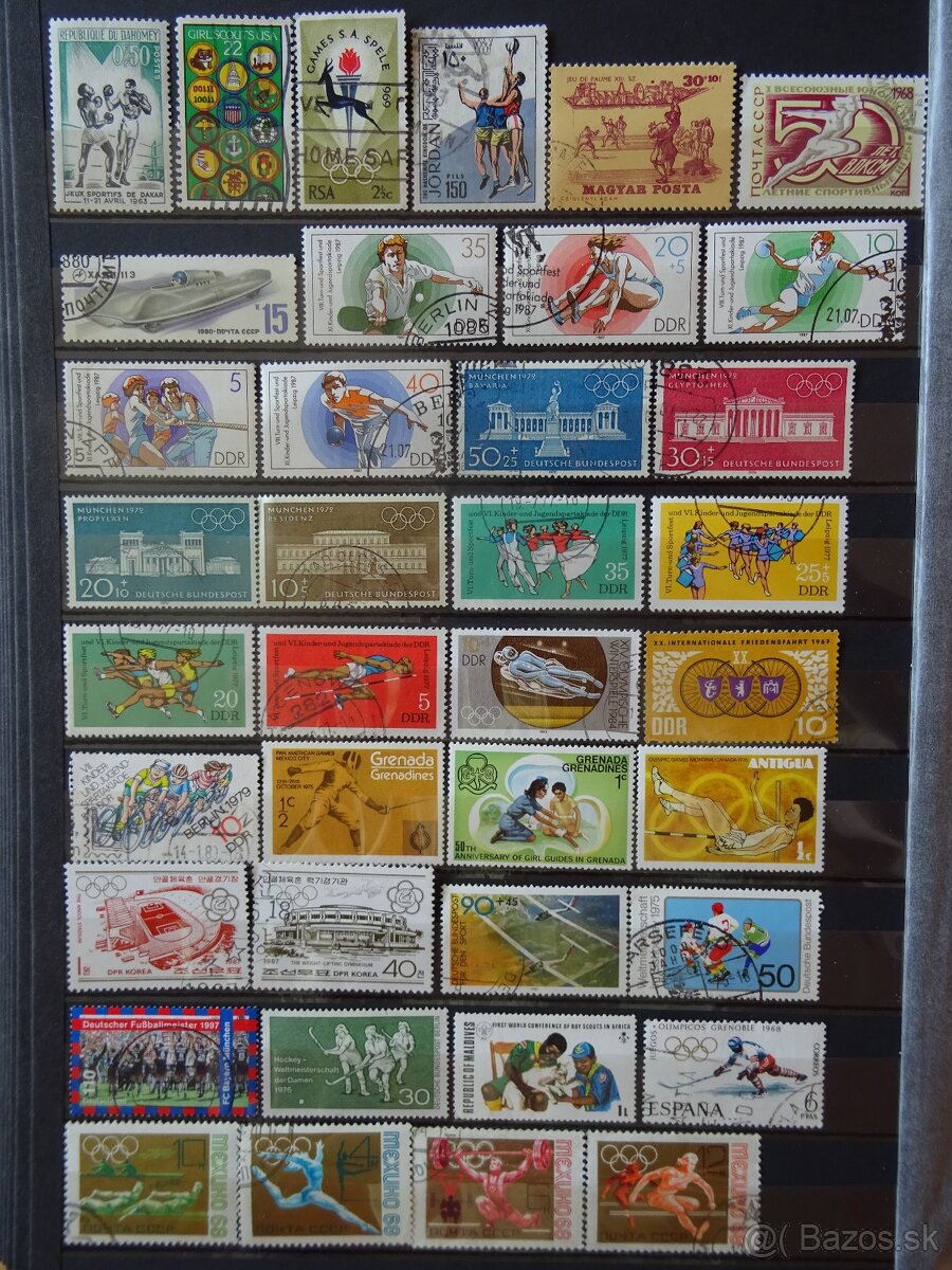 Pekná zbierka známok ŠPORT 2 - 9