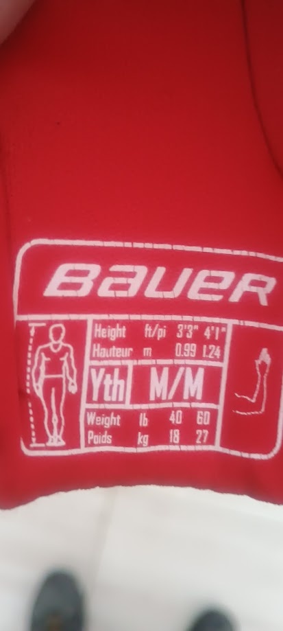 Detská Hokejová výstroj Bauer veľkosť M - 9
