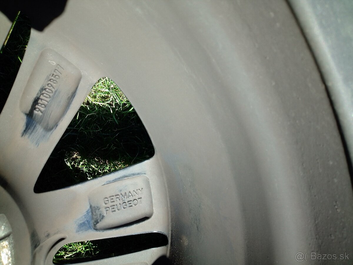 originál Peugeot expert elektróny 5x108 7,0Jx17 ET46 - 9