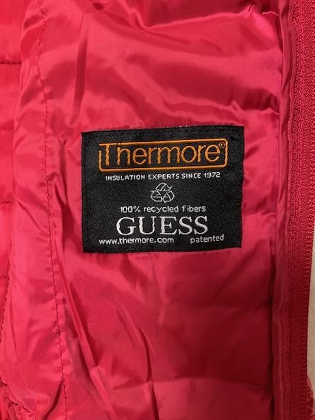 Ružovočervená metalická vetrovka GUESS originál - 9