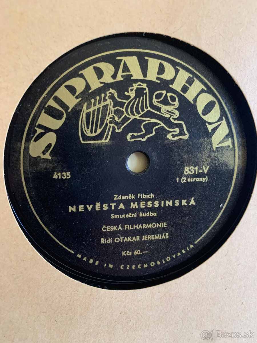 Starožitný gramofón + platne - 9