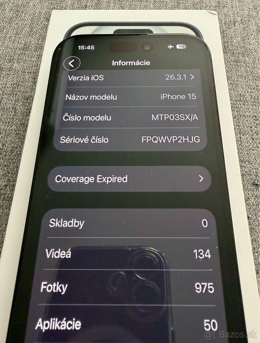 iPhone 15 Black 128 GB - 9