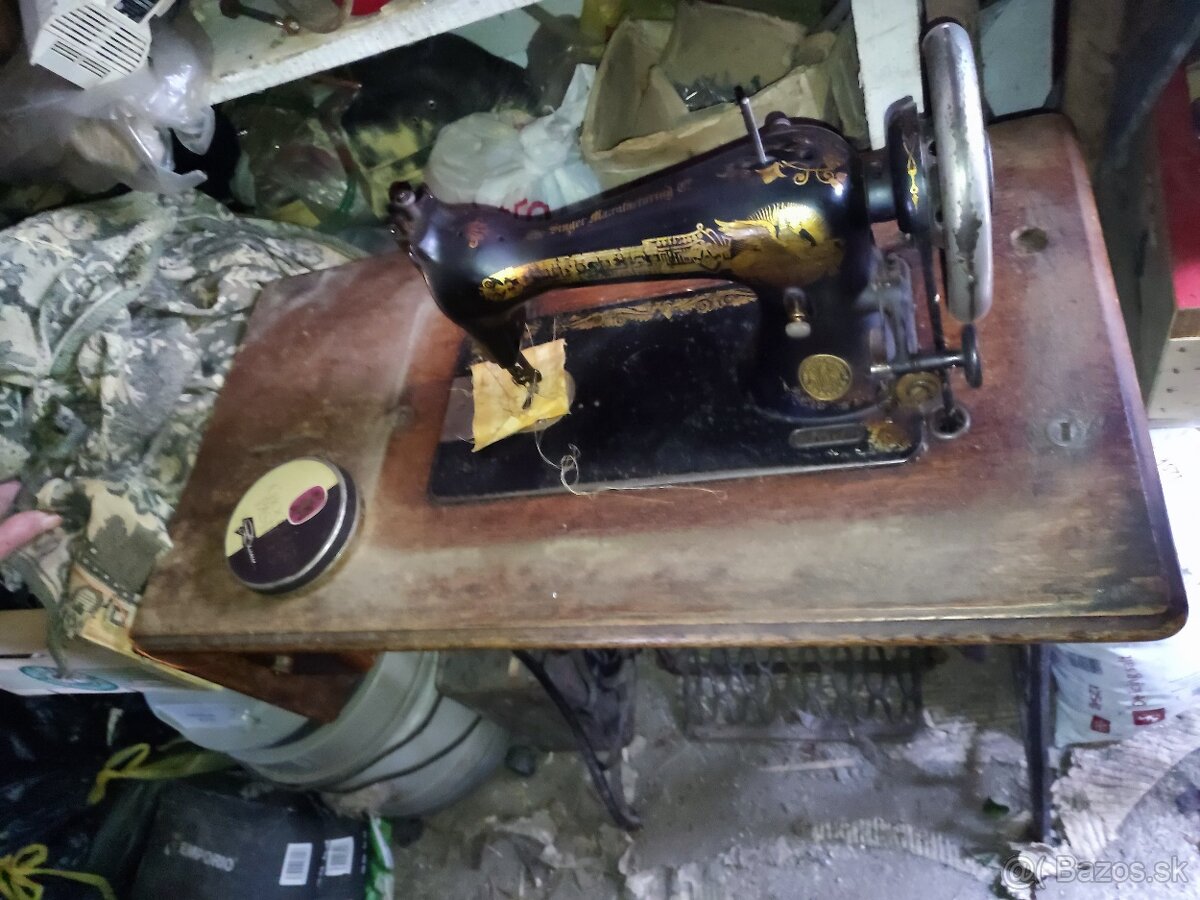 SINGER sijaci stroj / retro vintage - 9