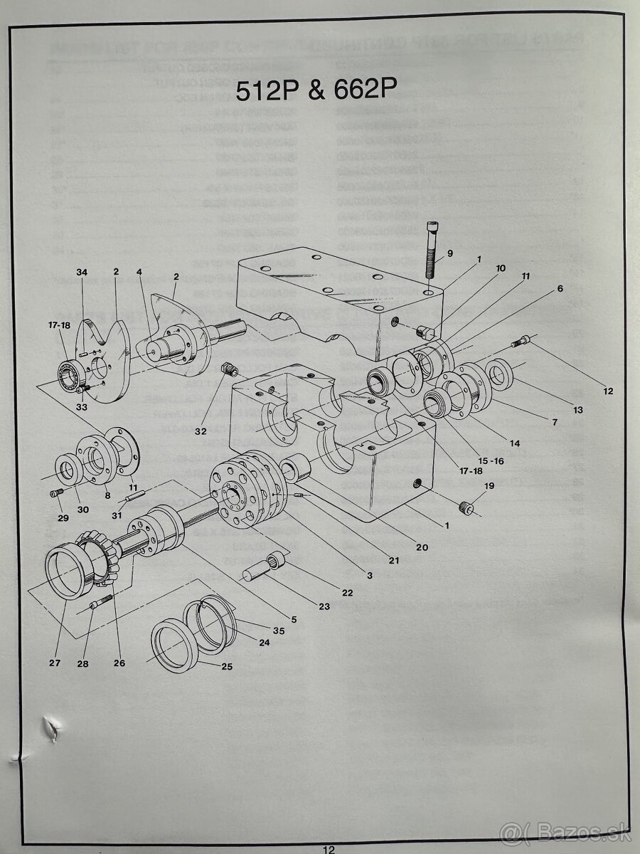 Čerpadlo,linearne ložiska,indexový prevod - 9