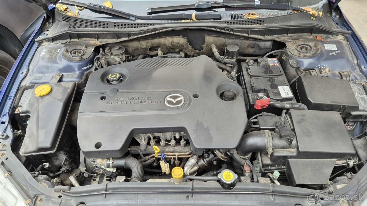 Mazda 6 2,0D 100kw kód motora: RF - 9