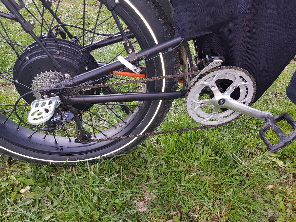 Elektromotorka 5000W / skladaci a rýchly postapo ebike - 9