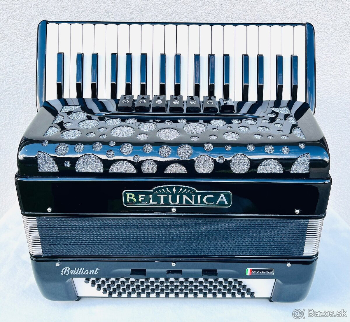 NOVÝ akordeón BELTUNICA BRILLIANT 80 basový- - SILENT KEYS k - 9