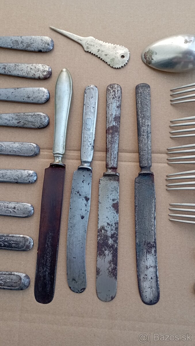 Starožitný príbor... starý - 9