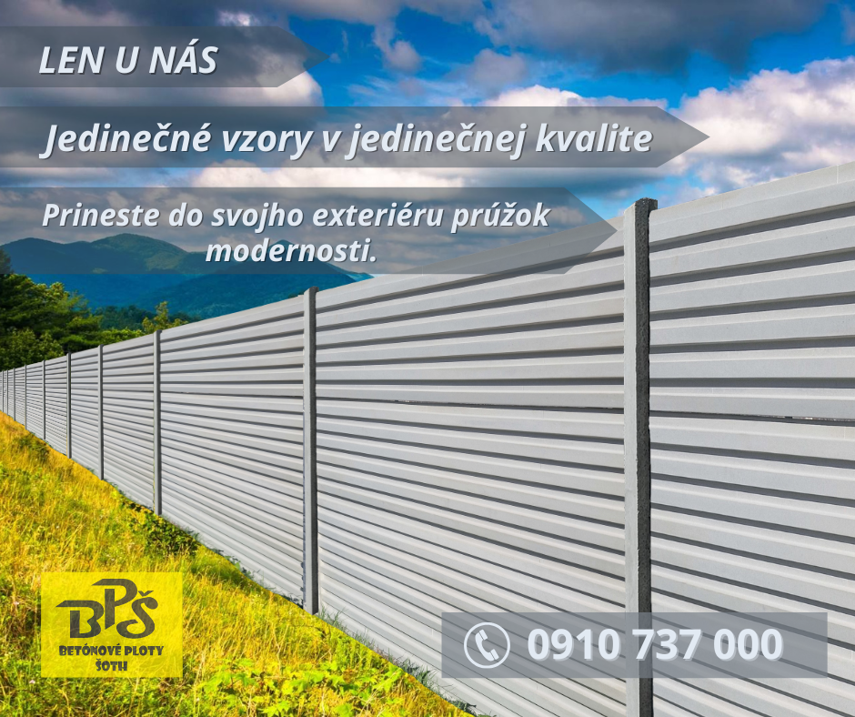 BETÓNOVÉ PLOTY (výroba - predaj - montáž) - 9