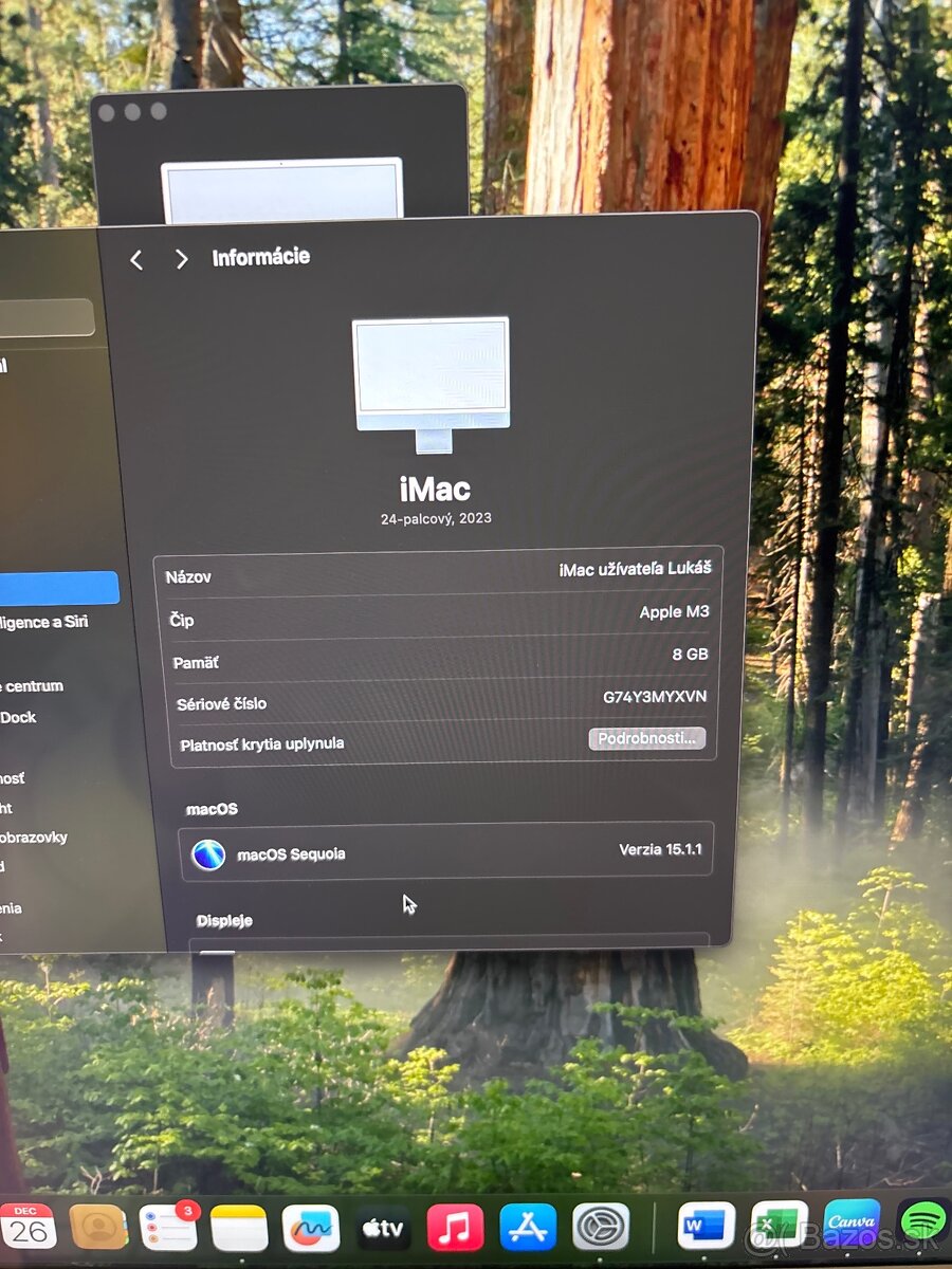 Apple iMac M3 2023, 8/256GB - 9