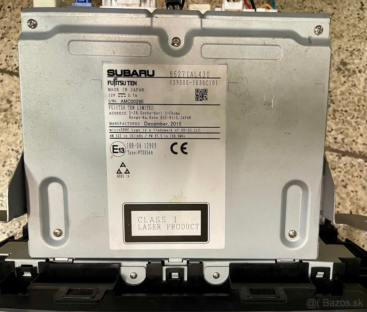 Autorádiá Subaru Outback 2015-2017 a 2018-2019 - 9