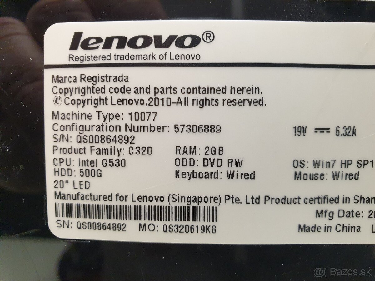 All in ONE - LENOVO - 9