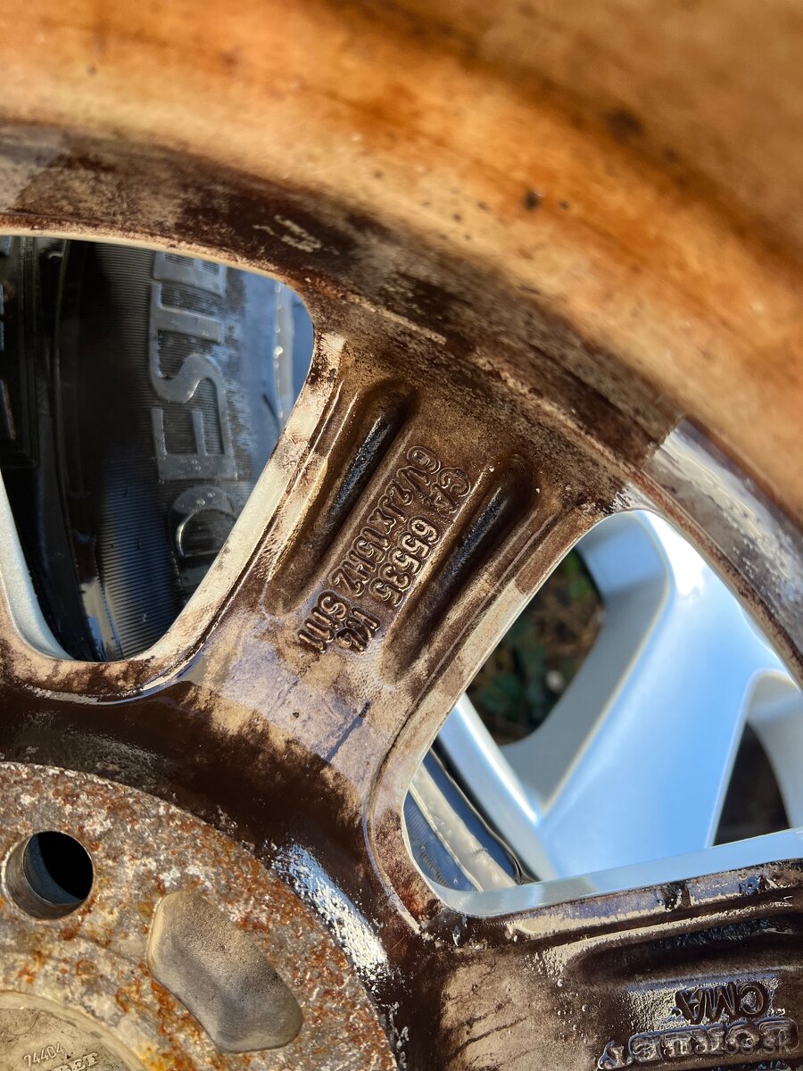 Predám elektróny 5x112 R15 so zimnými pneu 195/65 R15 - 9