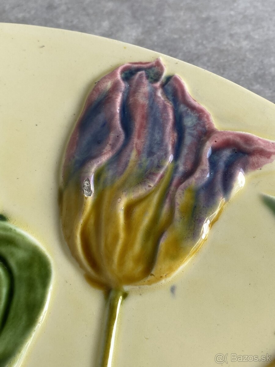 Kremnická kamenina Secesné taniere 32cm - 9