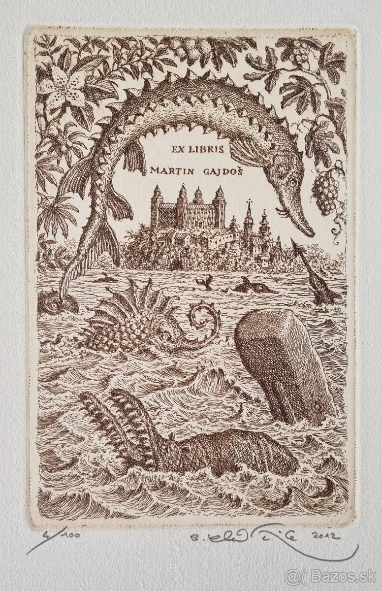 Predám grafické práce Petra Kľúčika a tiež grafiky od iných - 9