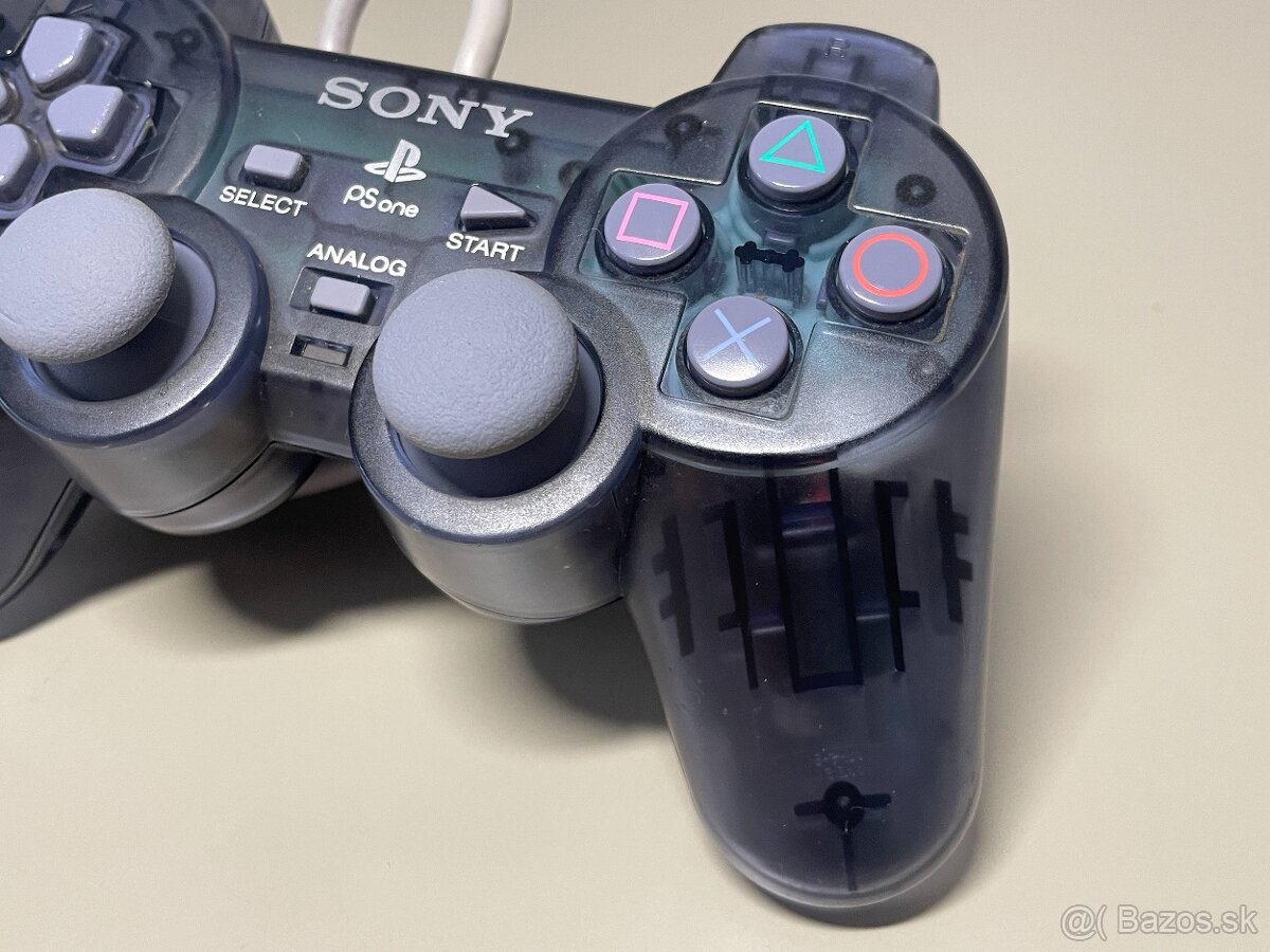 PS One s modchipom + raritný ovládač, memory karta - 9