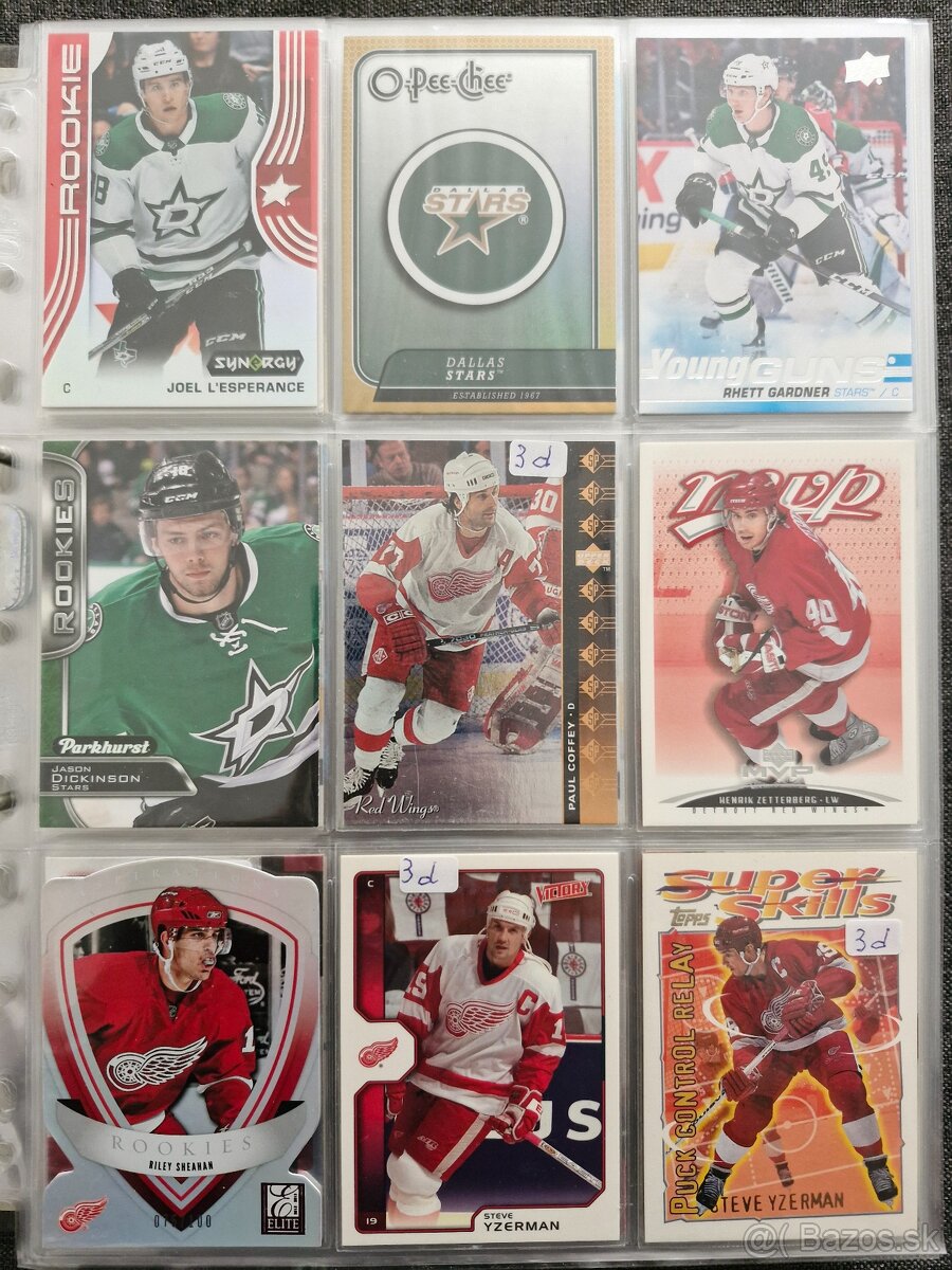 Mix hokejových kariet NHL - 9