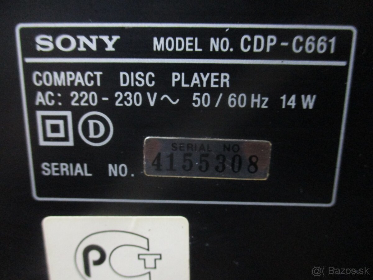 SONY CDP-C661 - 9
