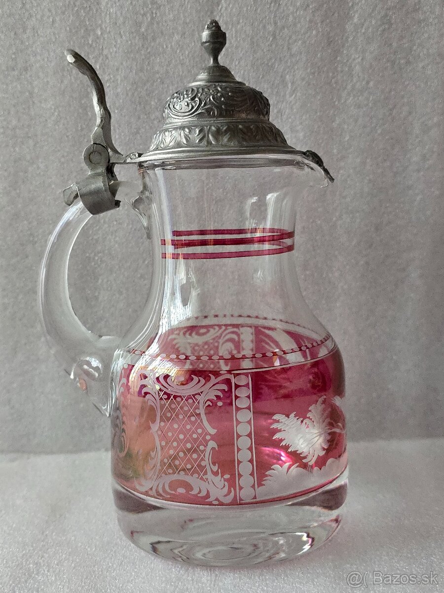 Karafa cenové viečko, 6 pohárov. - 9