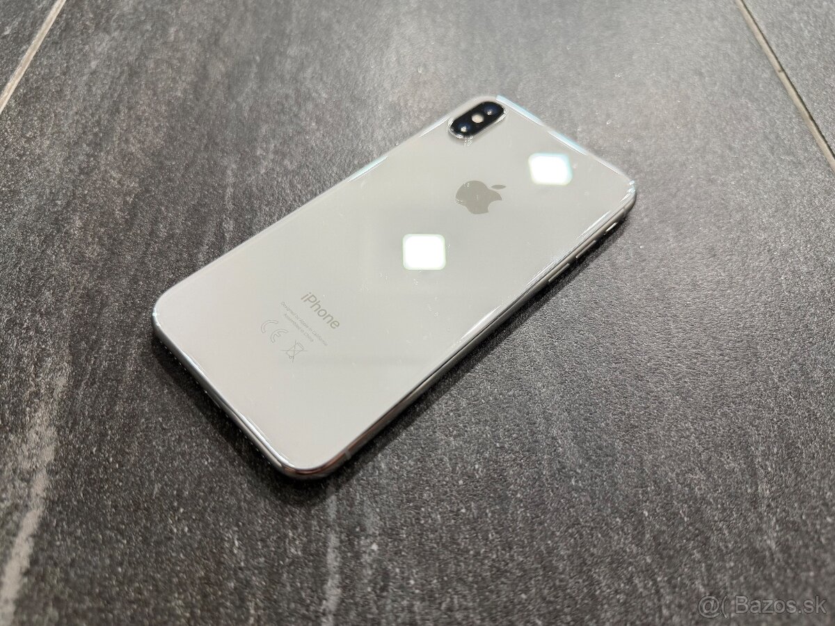 Apple iPhone X 64 GB v striebornej farbe Silver - 9
