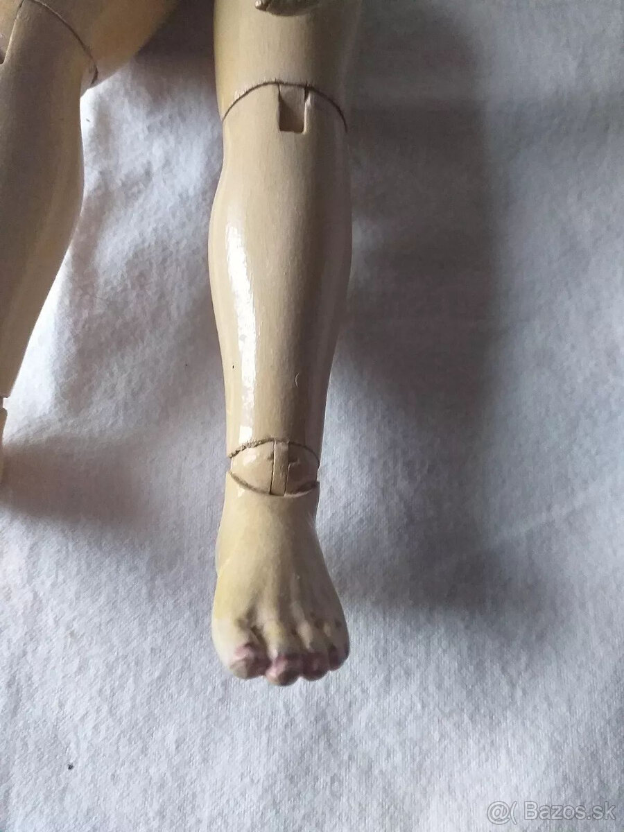 Stará bábika na reštaurovanie. Označte pre identifikáciu. - 9