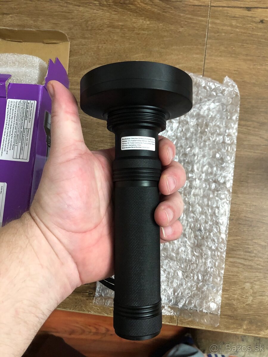 UV baterka (128 LED 395nm) & X14 395nm - 9