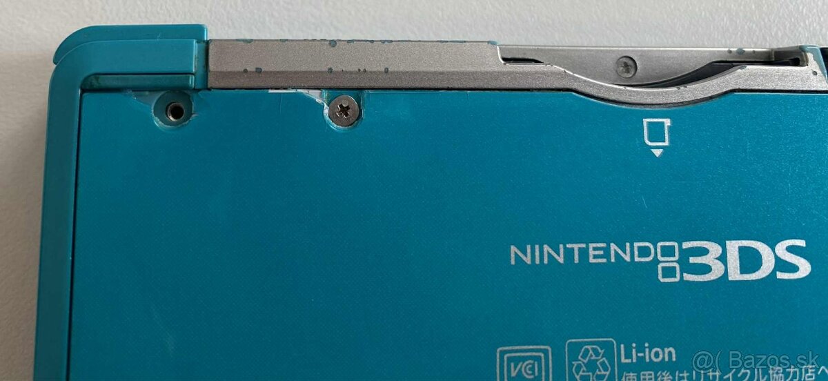 Nintendo 3DS Aqua Blue + 64gb - 9