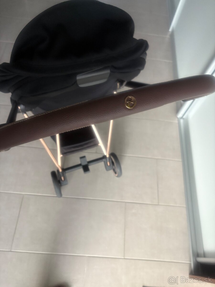 Predám kočík Cybex Mios Rosegold Deep black - 9