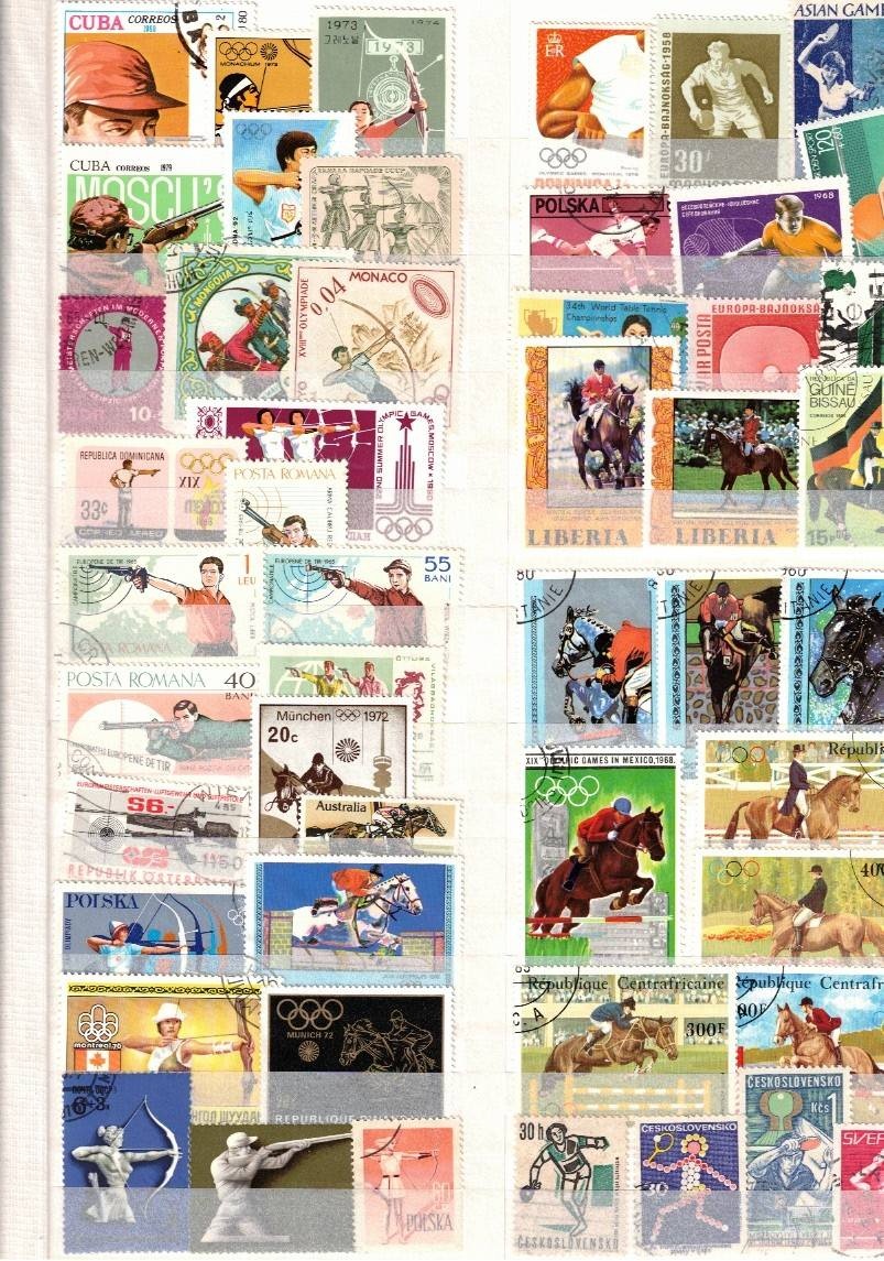 Poštové známky - 22 - letné športy - 20€ - 9