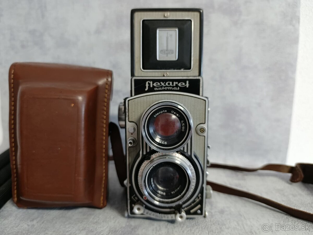 Starý fotoaparat Flexaret AUTOMAT + koz.pouzdro + STATIV - 9