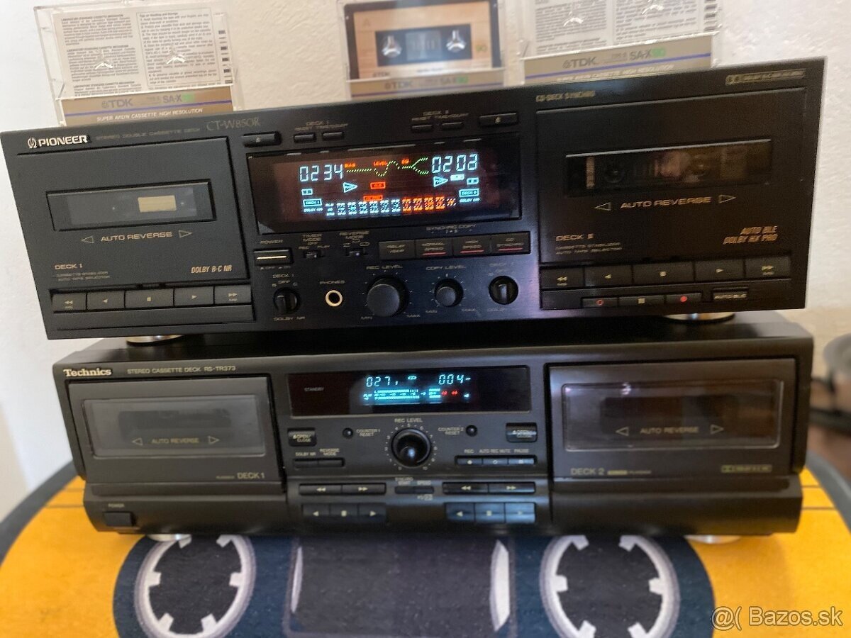 Predam dvoj-kazetaky 2x Pioneer,Technics,Kenwood a iné.... - 9