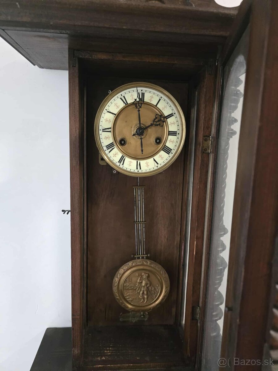 Starozitne nástenné hodiny s melódiou - 9