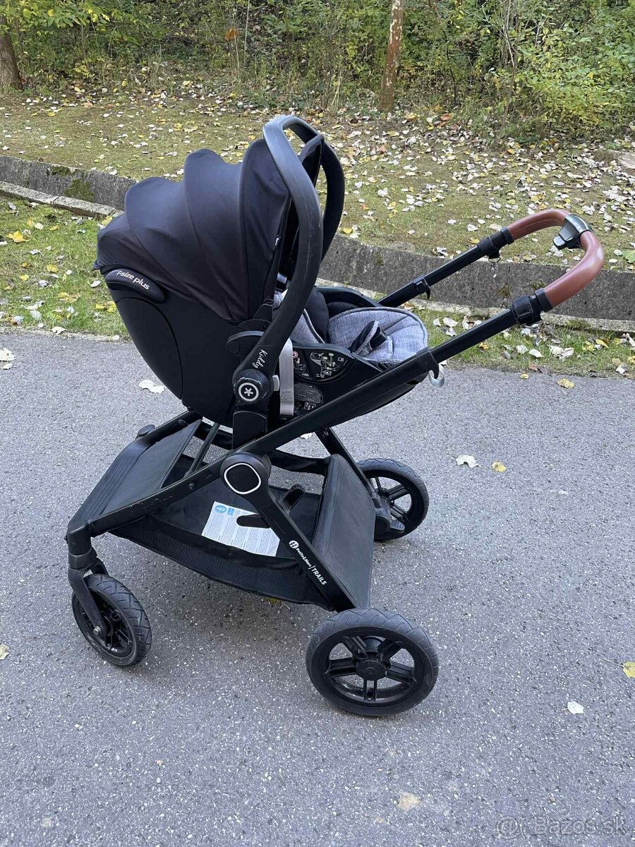 PETITE&MARS Kočík 3 kombinacia Trails Iron Green - 9