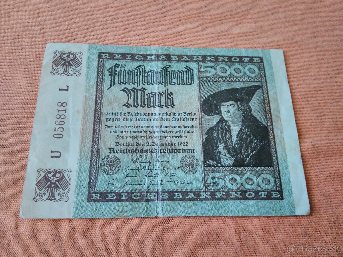 Bankovky - Nemecko C - 9