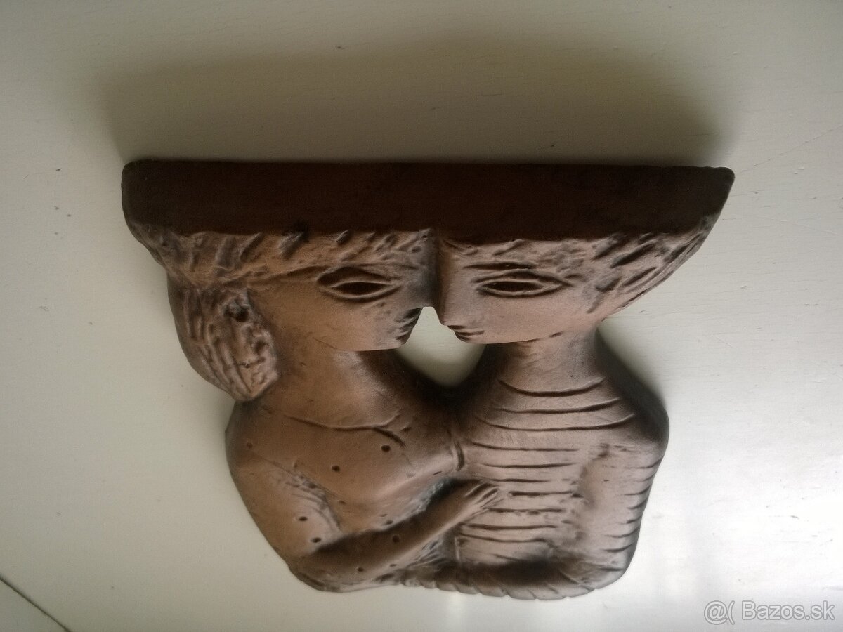 Milenci -retro reliéf - 9