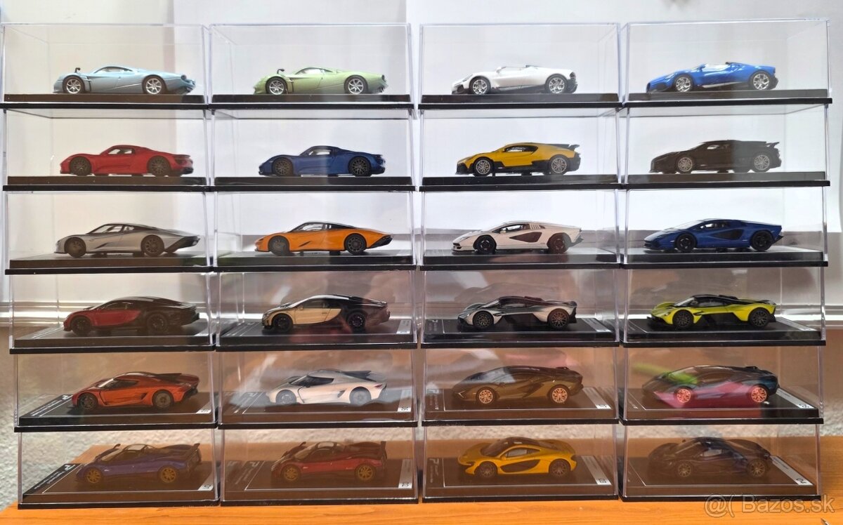 Kolekcia Poster cars 1:64 Bugatti, Pagani, Porsche, Mclaren, - 9