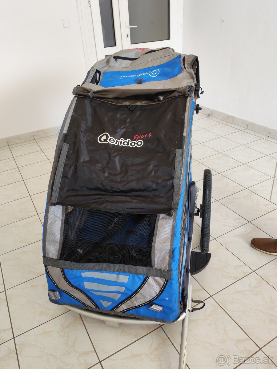 Cyklo vozík pre 2 deti Queridoo - 9